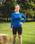 Power Running Tshirt Blue Women's - Sports Cartel