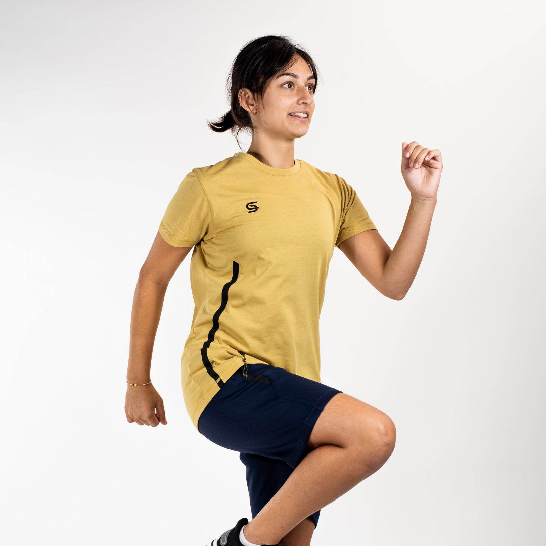Oasis Cotton Tee for Women | Breathable Sports T-Shirt
