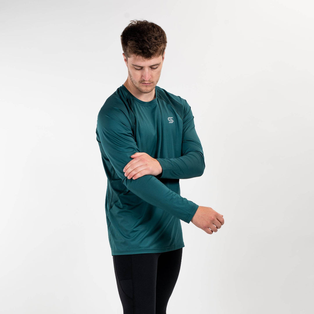 Zen Tee L/S Men Raglan Dry-Fit Gym T-Shirt | Sports Cartel