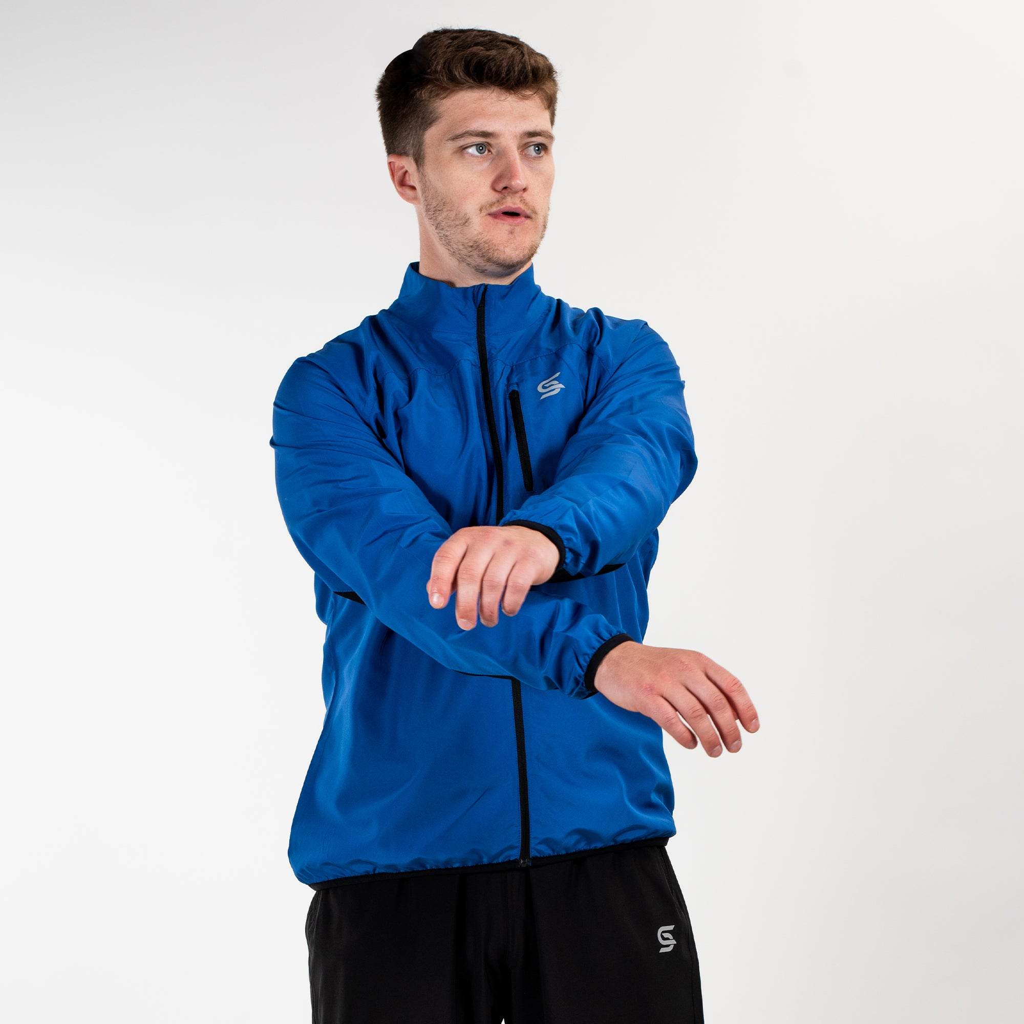 Windbreaker Blue Men's - Sports Cartel