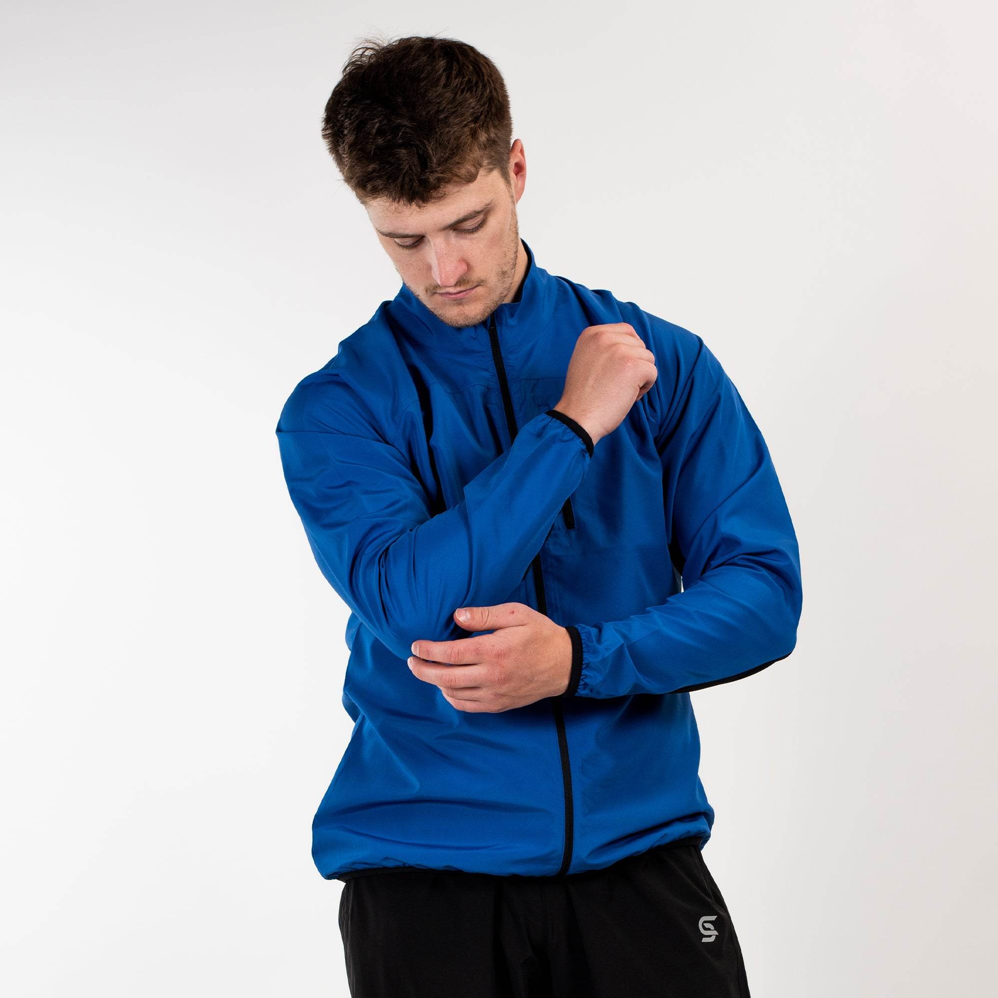 Windbreaker Blue Men's - Sports Cartel