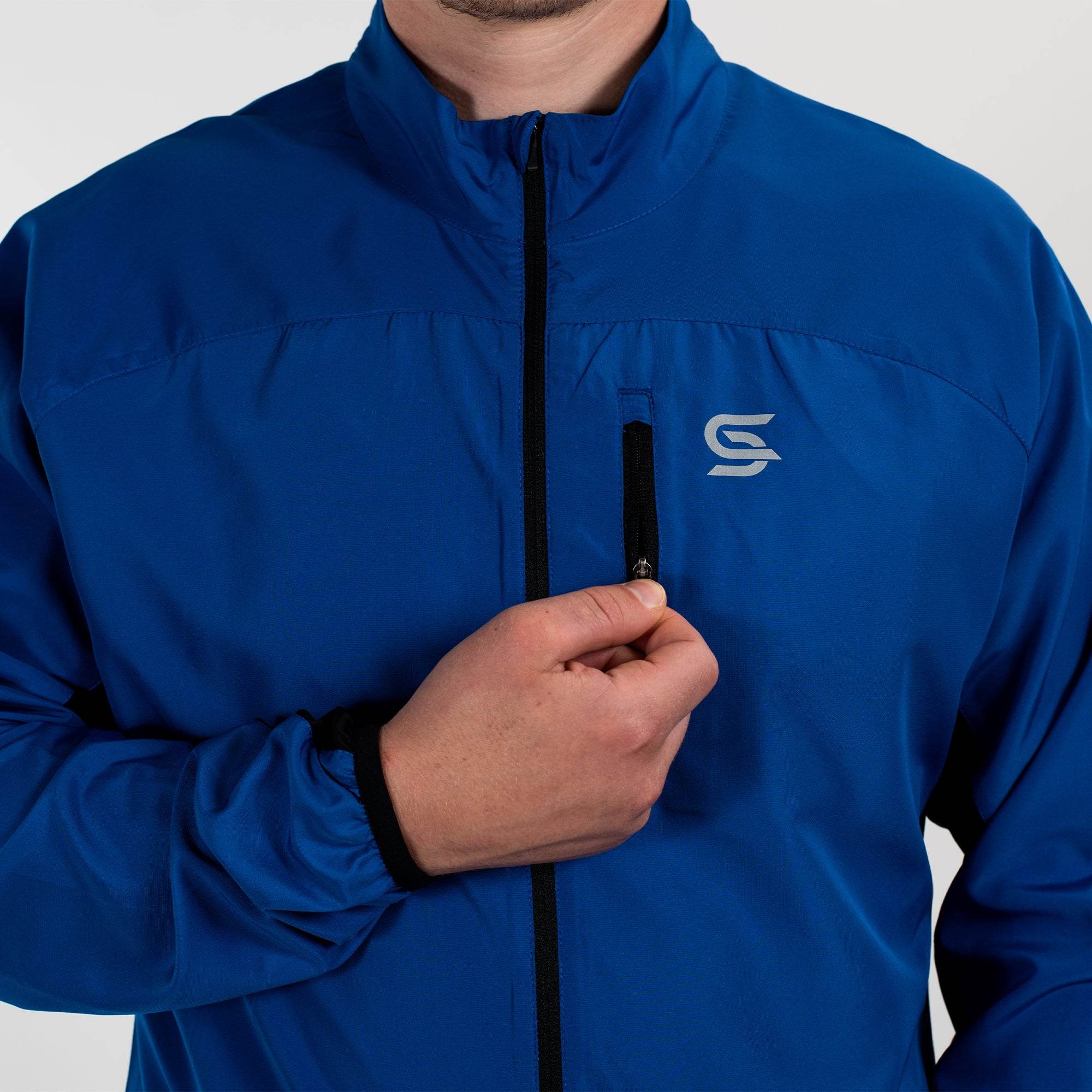 Windbreaker Blue Men's - Sports Cartel