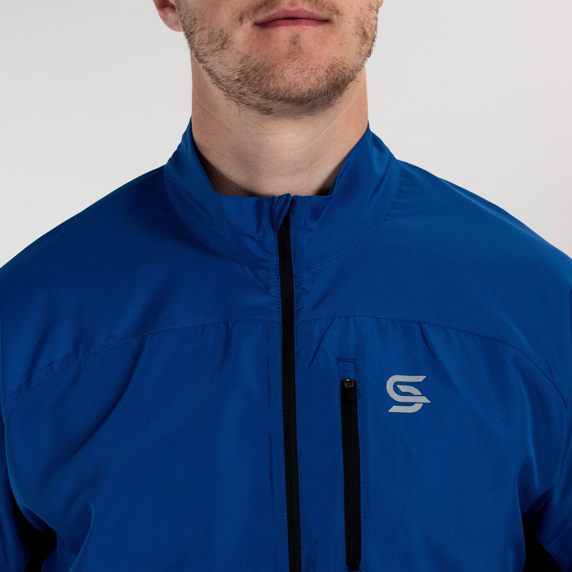Windbreaker Blue Men's - Sports Cartel
