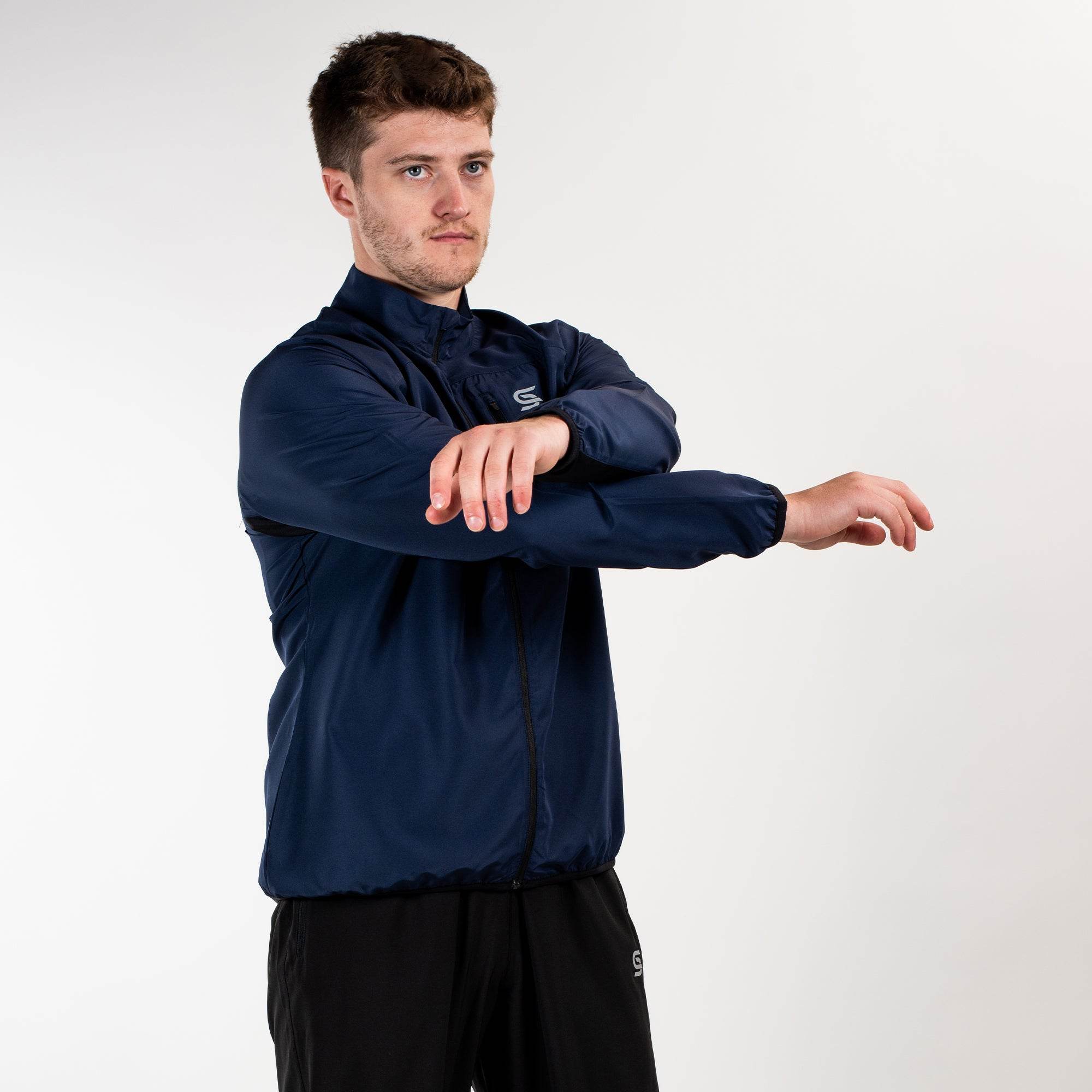 Windbreaker Navy Men's - Sports Cartel