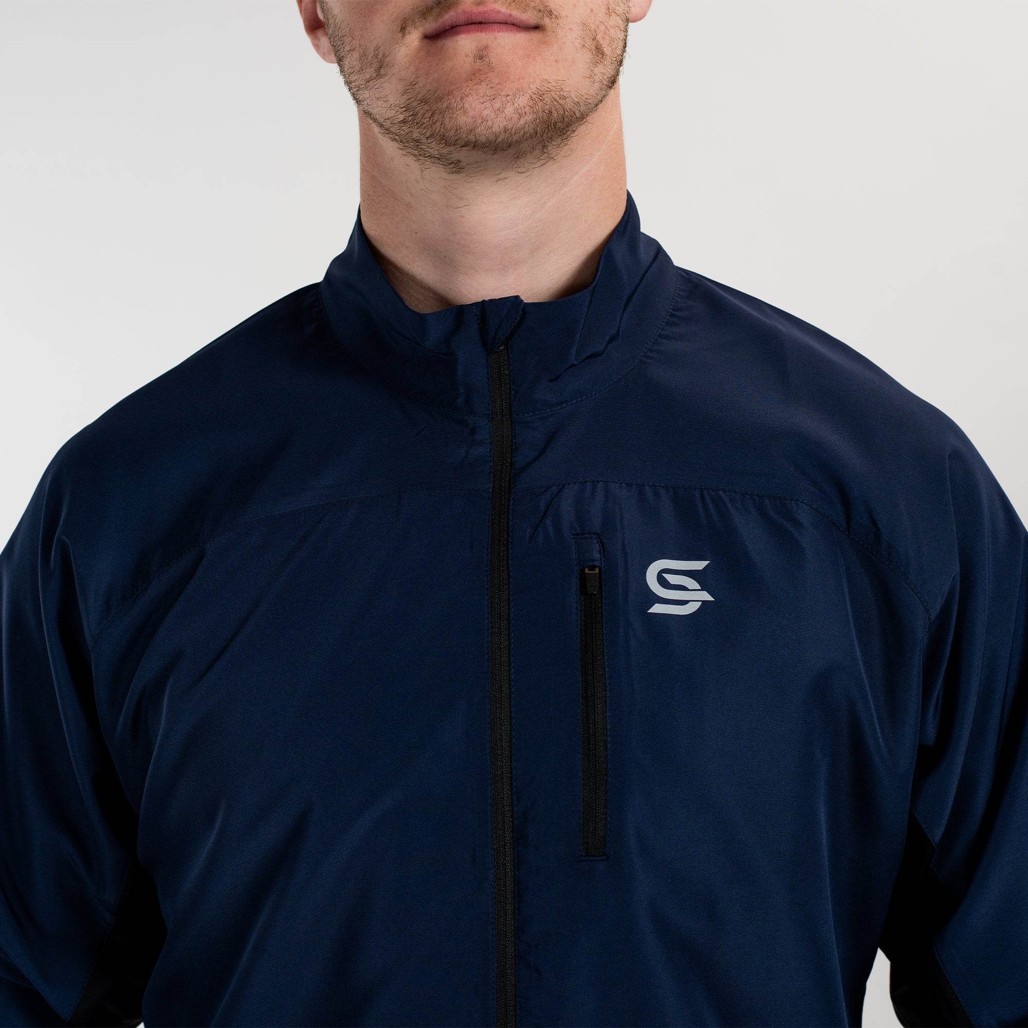 Windbreaker Navy Men's - Sports Cartel