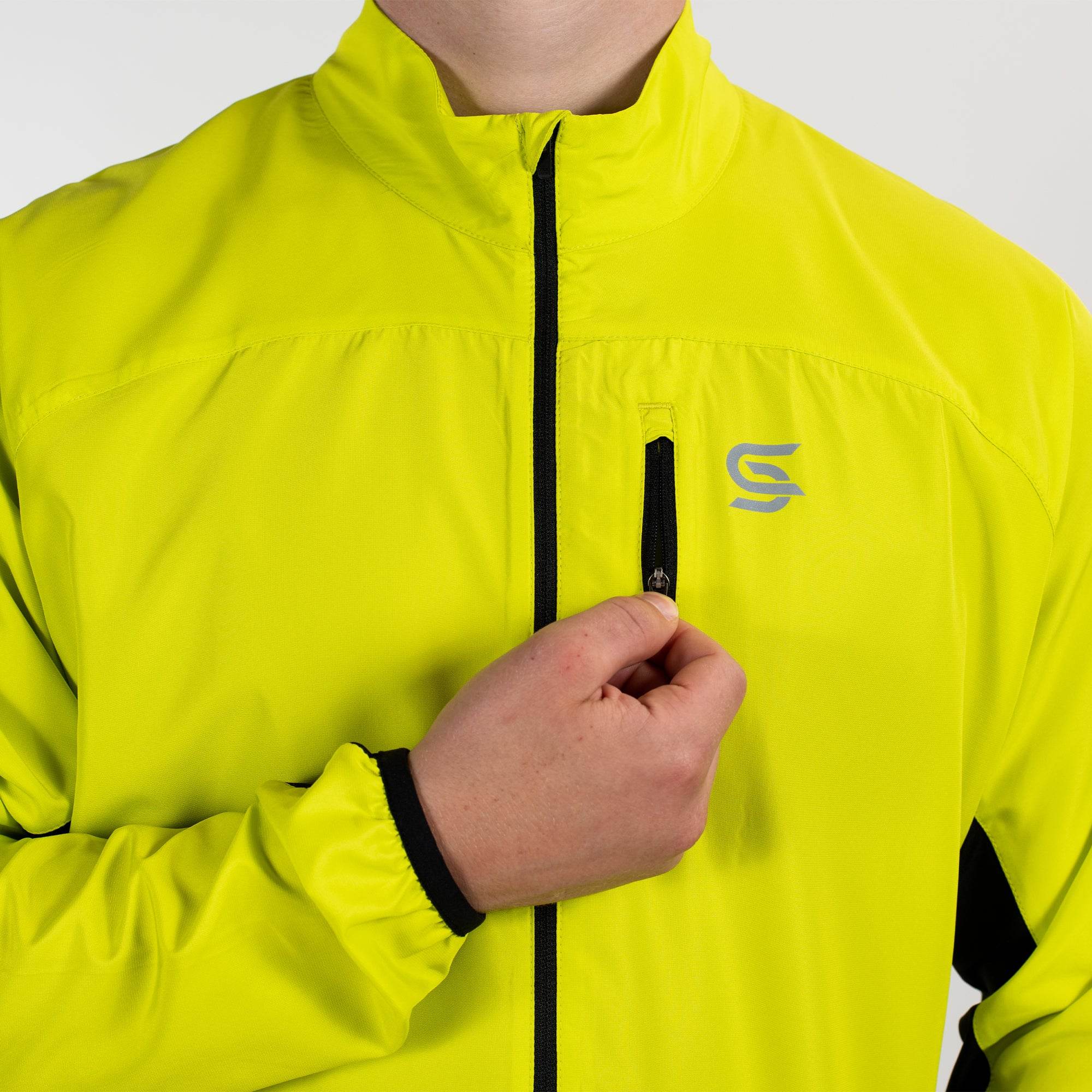 Windbreaker Lime Men's - Sports Cartel