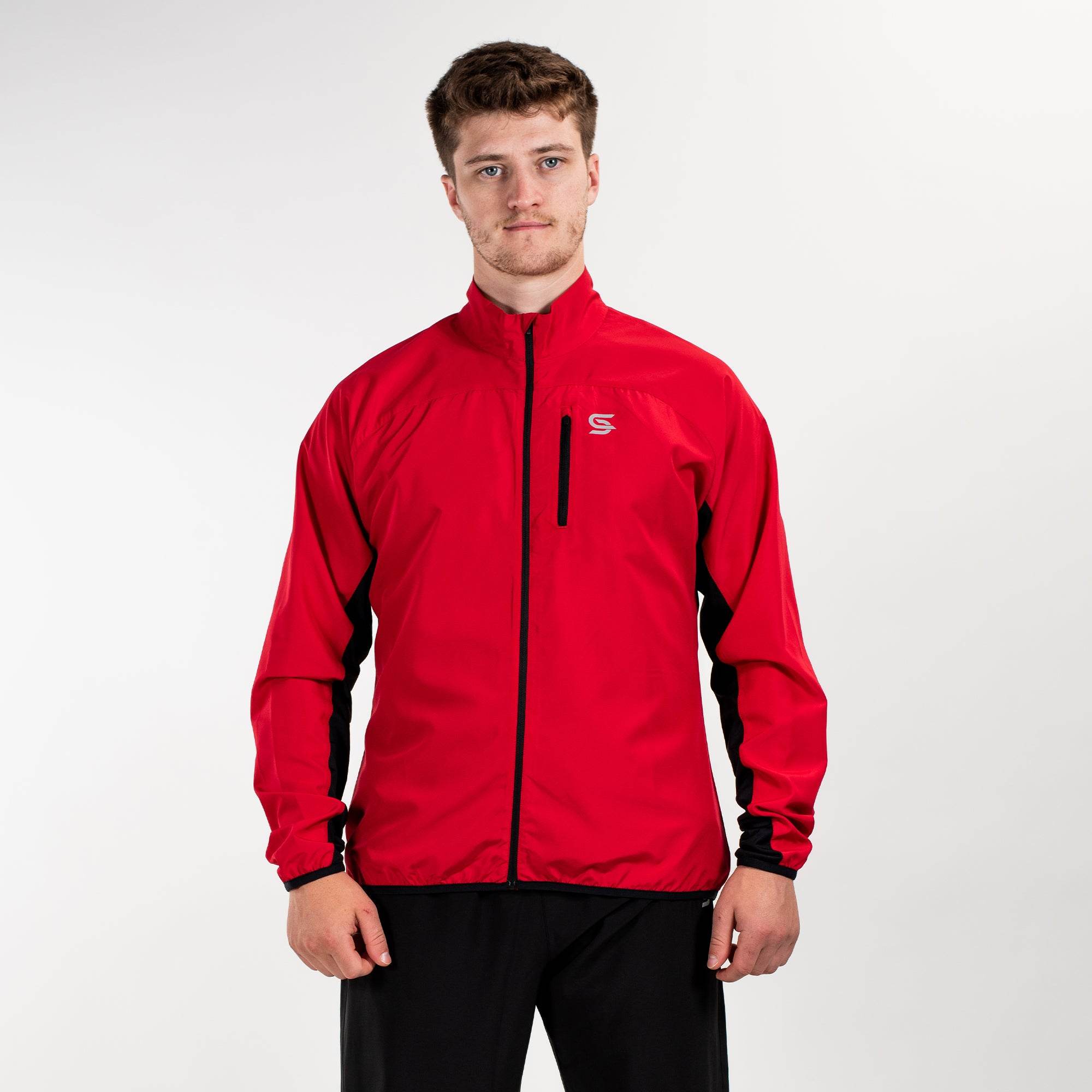 Windbreaker Red Men's - Sports Cartel