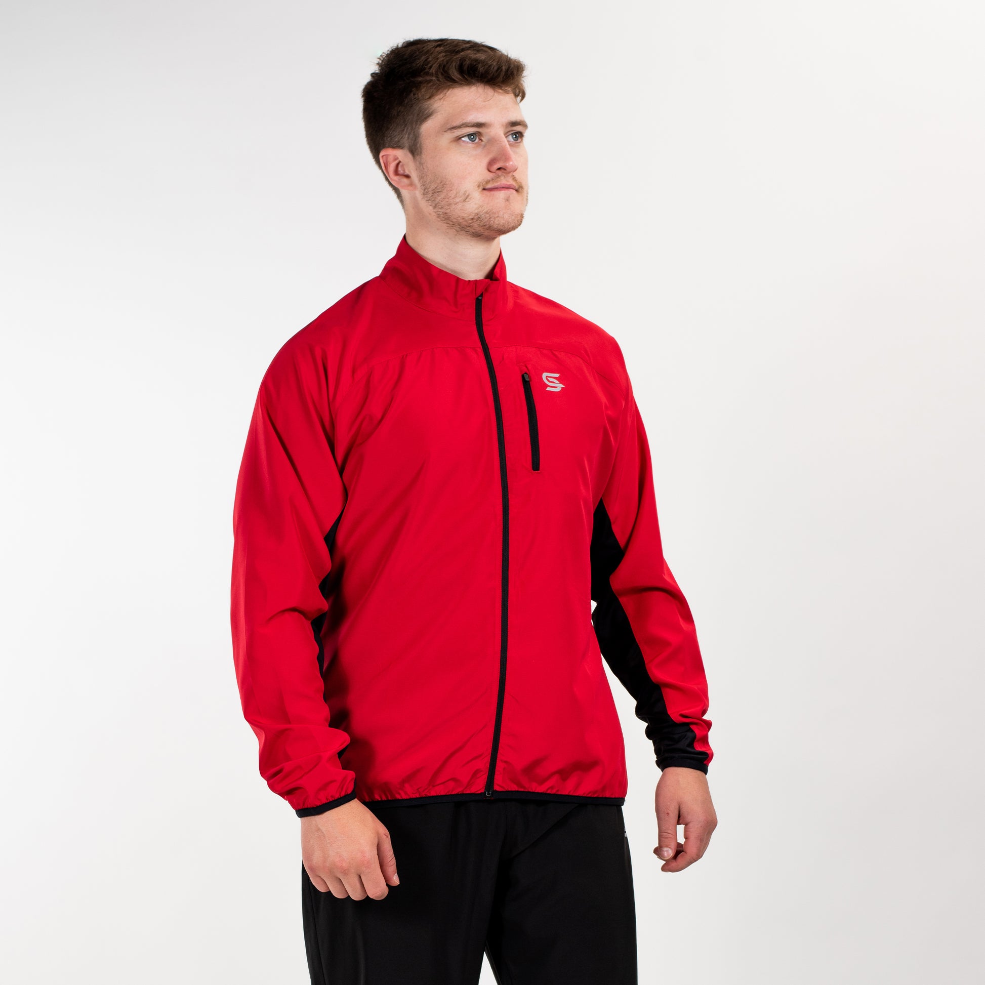 Windbreaker Red Men's - Sports Cartel