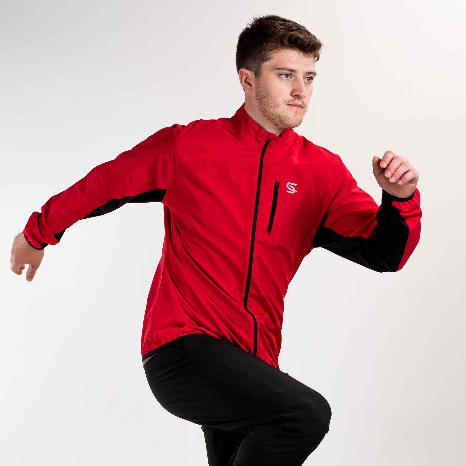 Windbreaker Red Men's - Sports Cartel