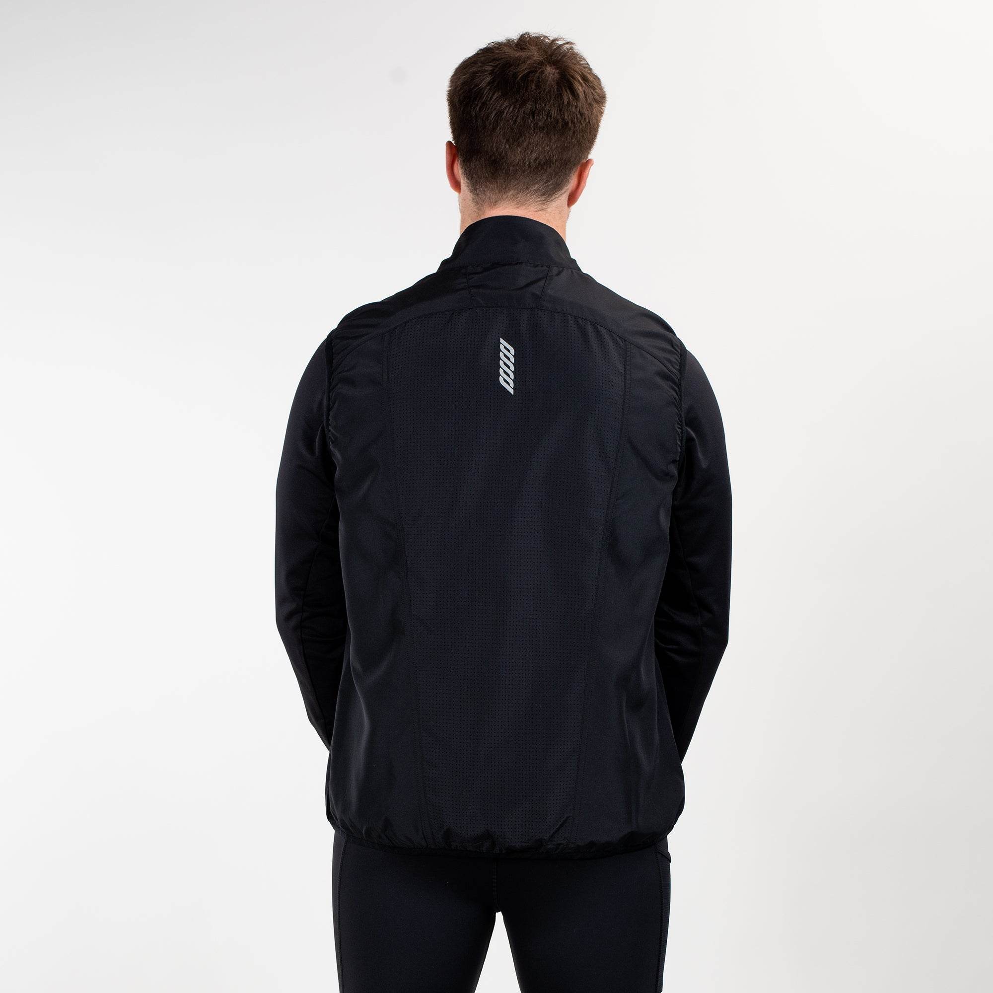 Running Gilet Black Men's - Sports Cartel