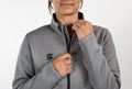 Relay Zipper Grey - Womens - Sports Cartel
