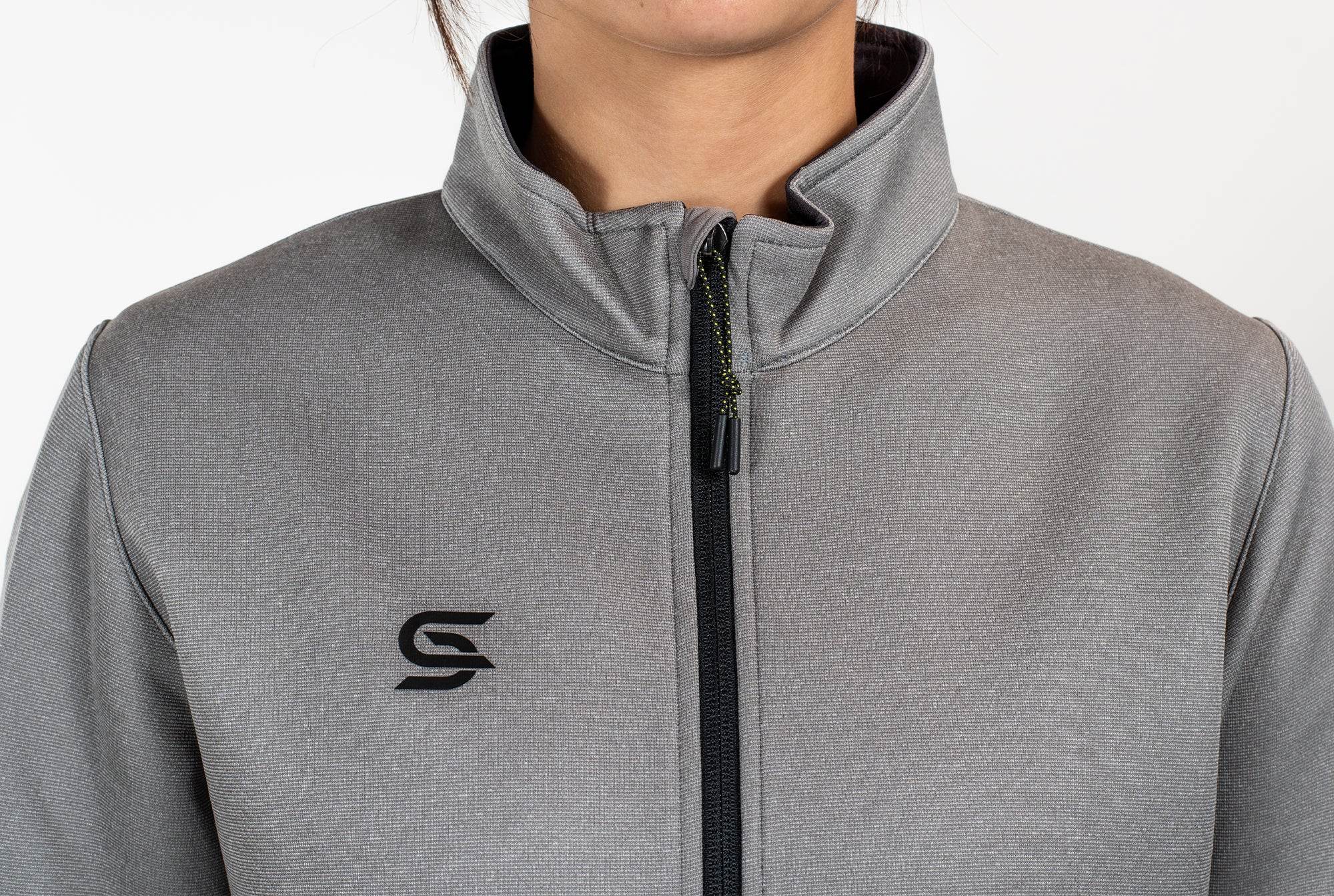 Relay Zipper Grey - Womens - Sports Cartel